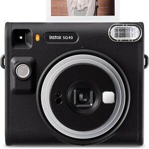 Fujifilm instax square SQ40 instant film camera black finish